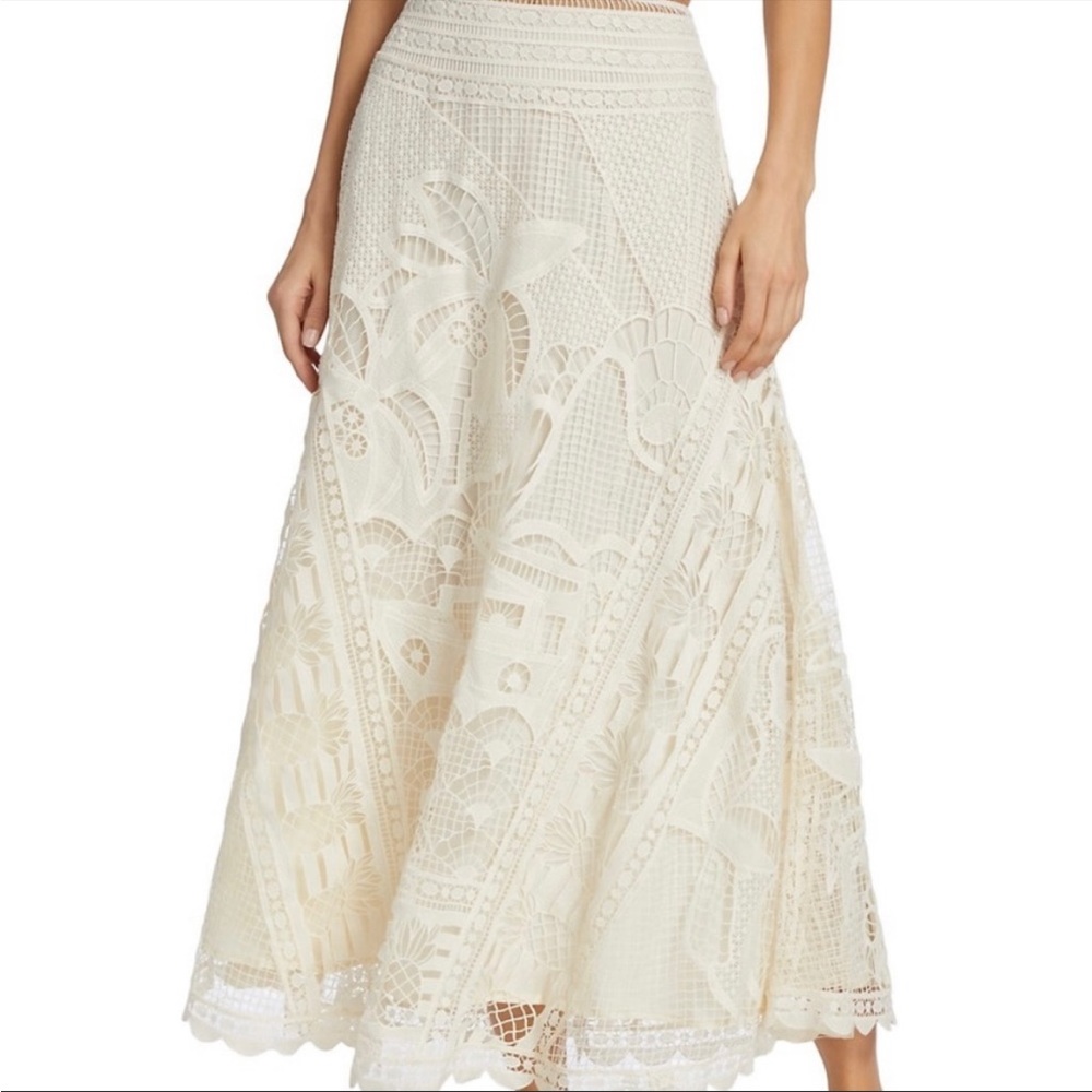 Farm rio Guipure lace skirt - Picture 4 of 10